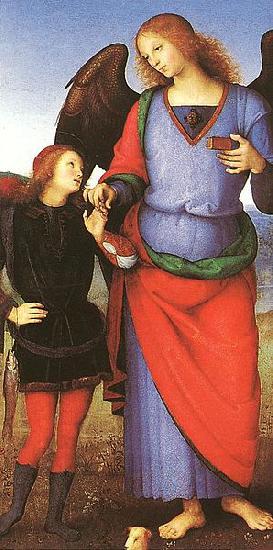 Pietro Perugino Tobias with the Angel Raphael China oil painting art